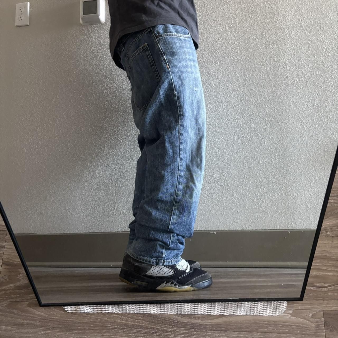 Vintage Crazy Vintage Y2K/2000s Grunge Dark Wash Denim Jeans! 36x30 Size US 36 / EU 52 - 2 Thumbnail