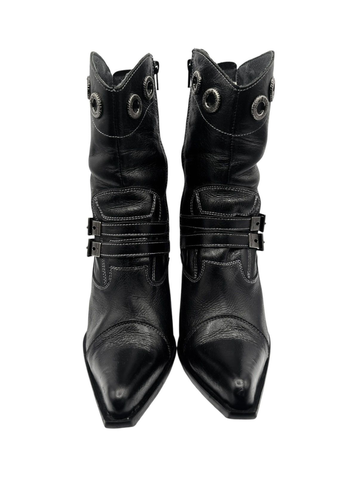 New Rock Vintage New Rock leather witch heels Size 40 Size US 10 / IT 40 - 2 Thumbnail