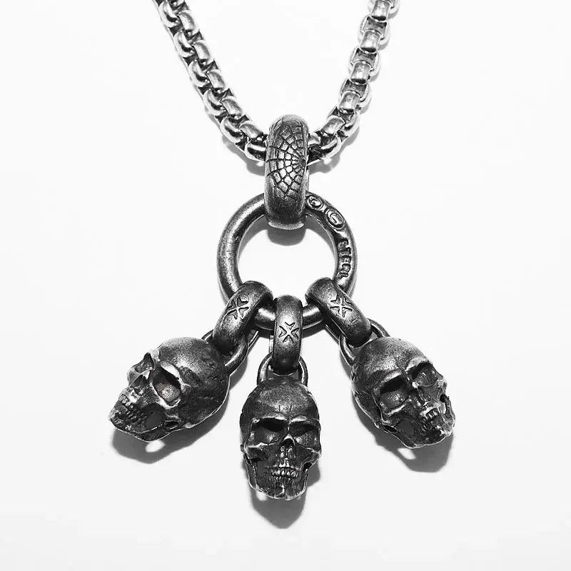 Jewelry Skull Pendant Necklace Size ONE SIZE - 1 Thumbnail