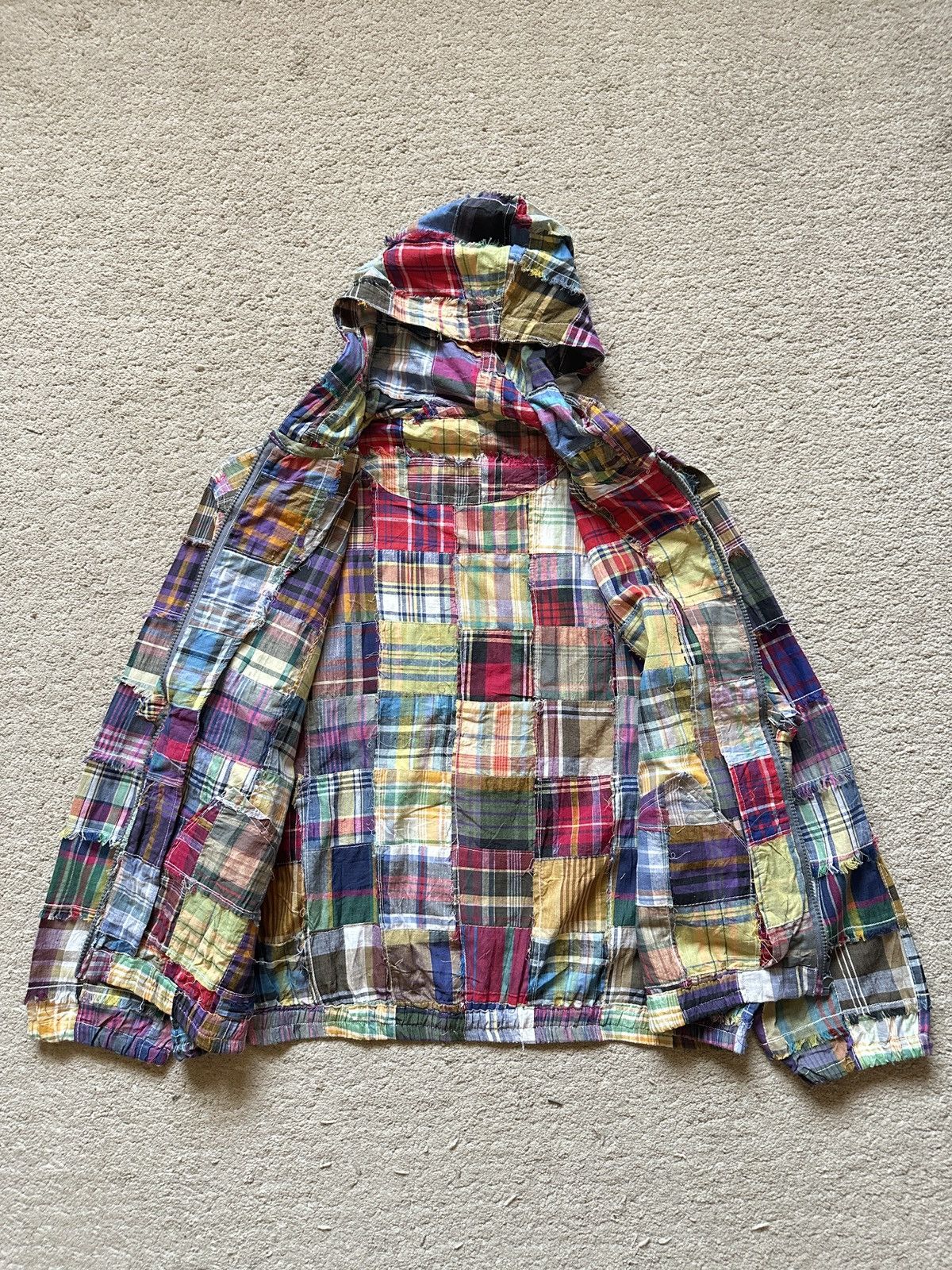 Vintage Vintage Patchwork Lightweight Hoodie Size US L / EU 52-54 / 3 - 5 Thumbnail
