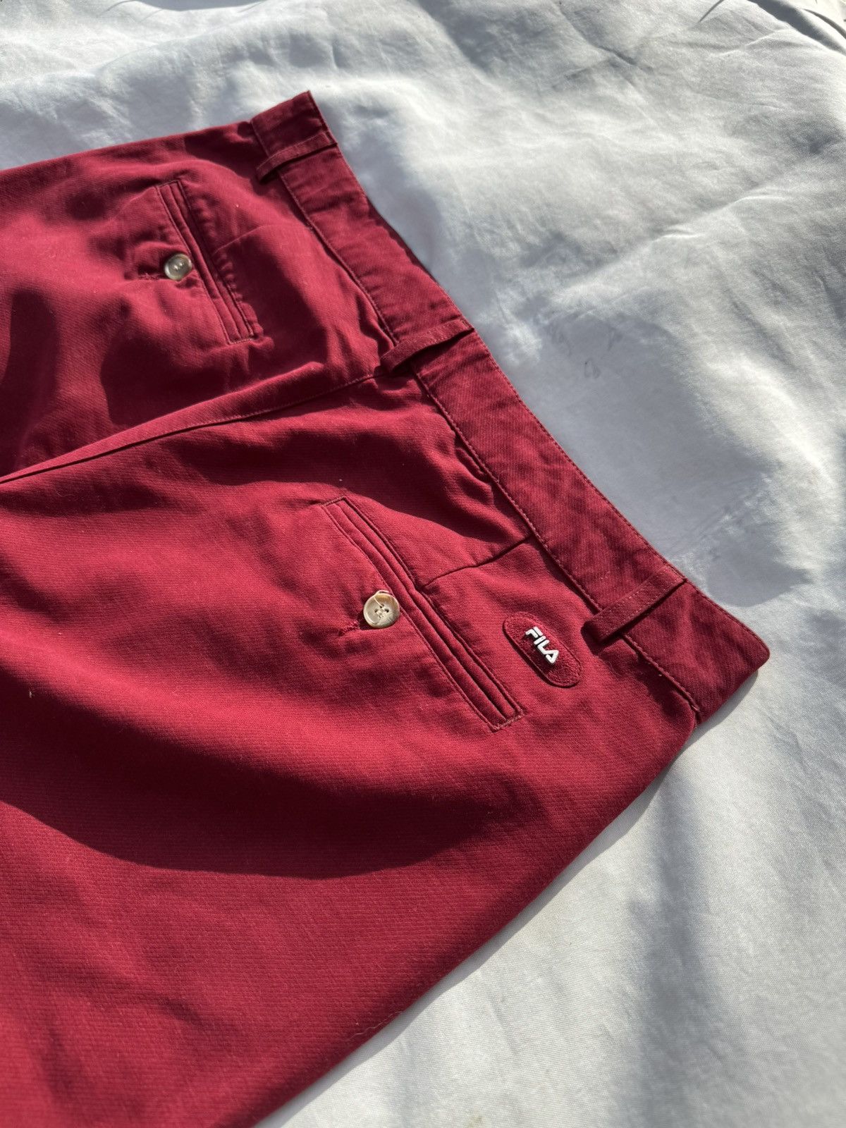 Ferrari Rare Vintage 2002 Collaboration Fila x Ferrari chino Pants Size US 36 / EU 52 - 9 Thumbnail
