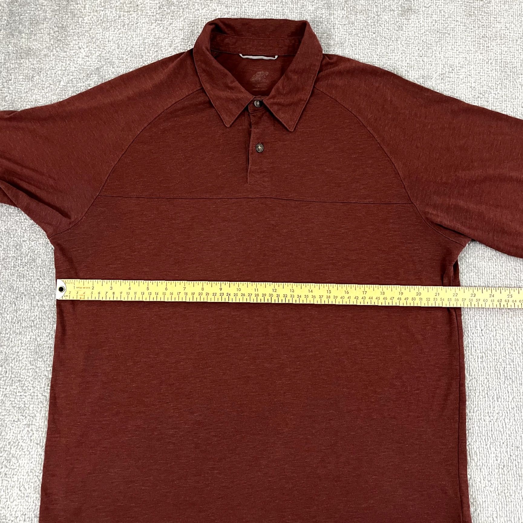 Eastern Mountain Sports EASTERN MOUNTAIN SPORTS Polo Shirt Mens Large Red Wool Blend Hiking Short Sleeve Shirt Size US L / EU 52-54 / 3 - 5 Thumbnail