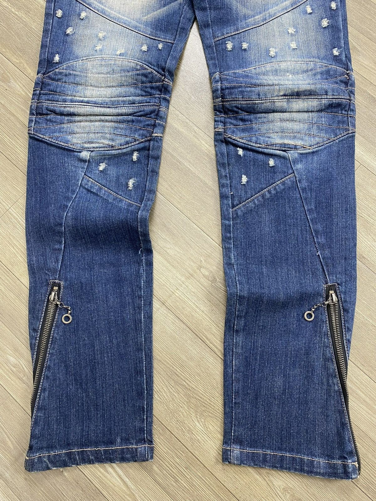 PPFM Vintage PPFM Japan Distressed Punk Lgb Style Bikers Jeans Size US 34 / EU 50 - 4 Thumbnail