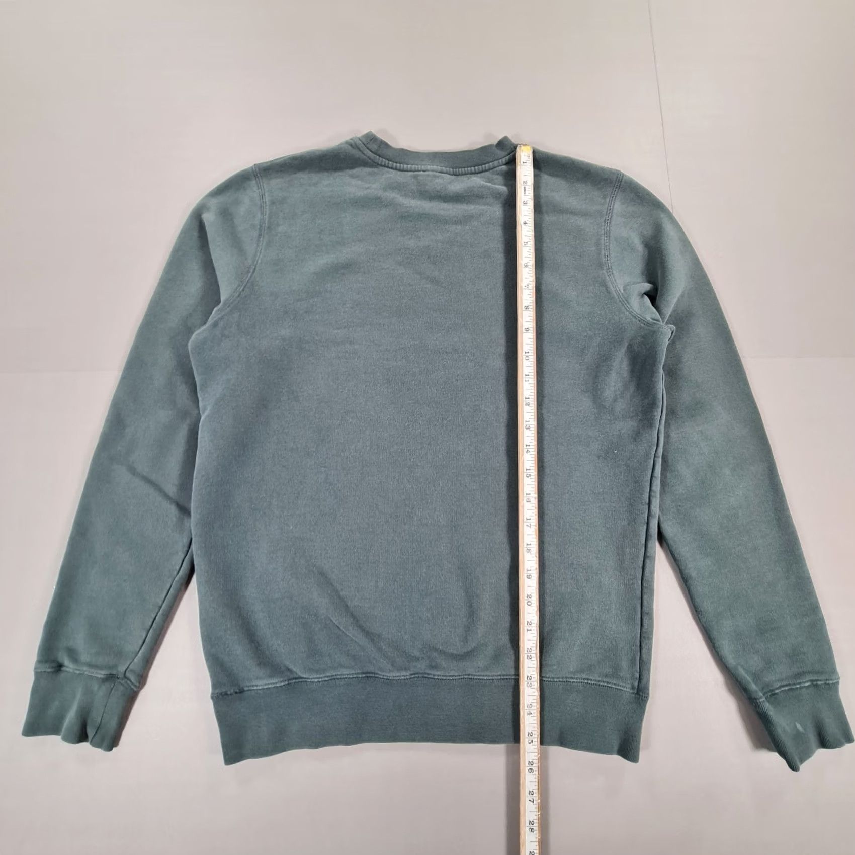 Sunspel Sunspel Mens Sweatshirt Green Small Fleece Crew Loopback Cotton Sweater Size US M / EU 48-50 / 2 - 7 Thumbnail