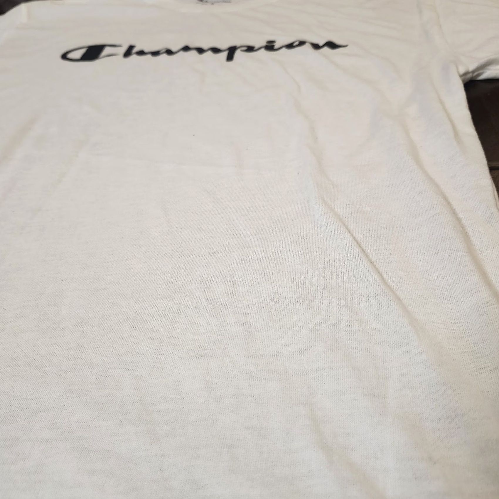 Champion Champion Men's White Logo Short Sleeve T-shirt Tee - Size M Size US M / EU 48-50 / 2 - 5 Thumbnail