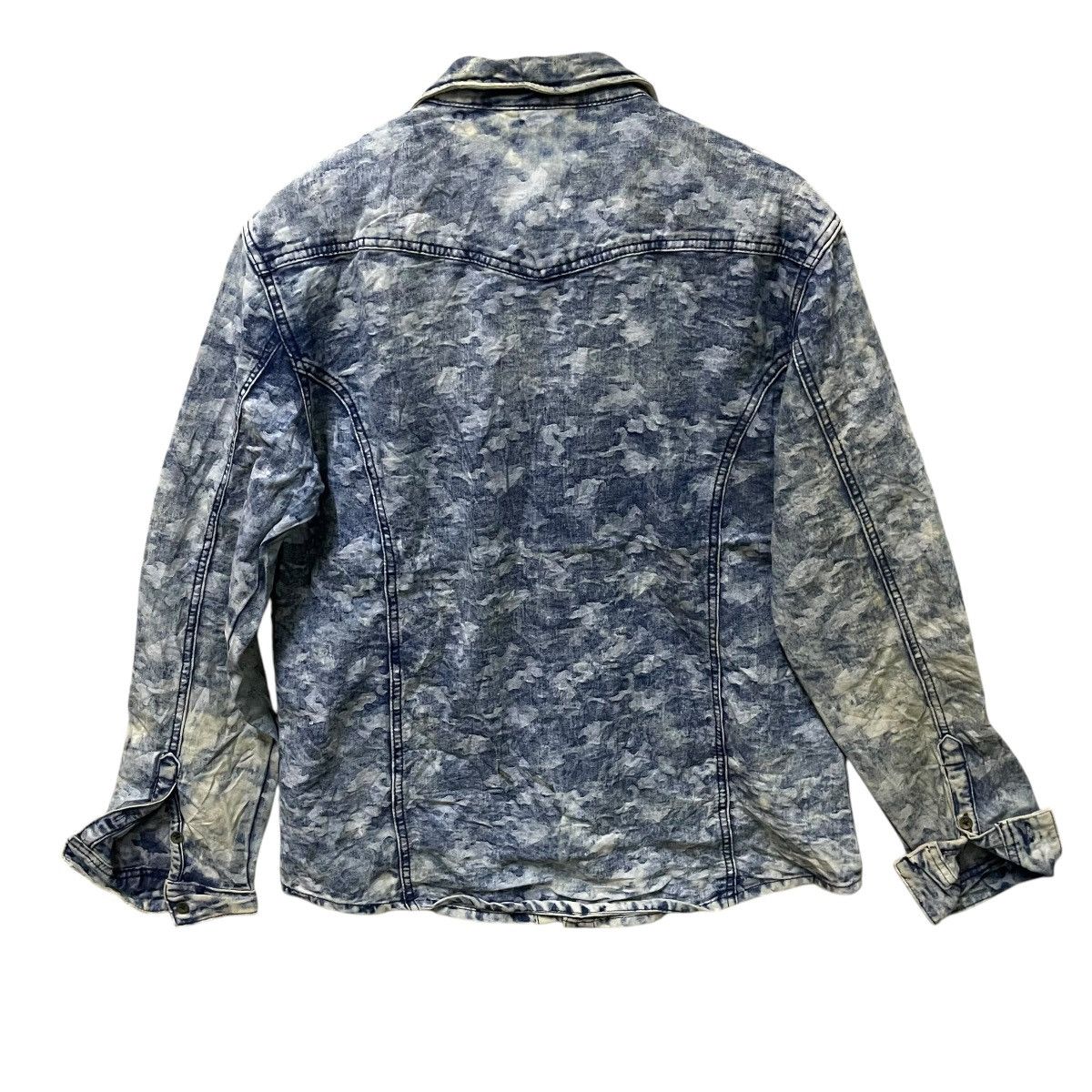 In The Attic × Japanese Brand in the attic blue camouflage shirt Size US L / EU 52-54 / 3 - 3 Thumbnail