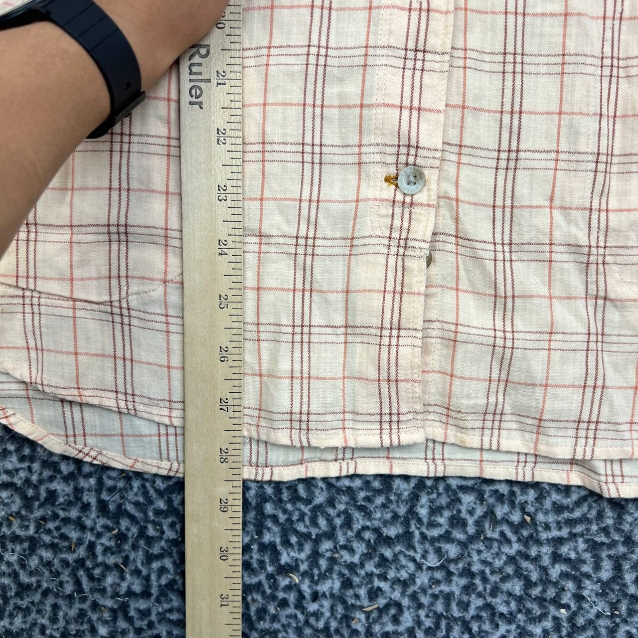 Carhartt Carhartt Button Down Shirt Women S Loose Fit Plaid Cotton Size S / US 4 / IT 40 - 6 Thumbnail