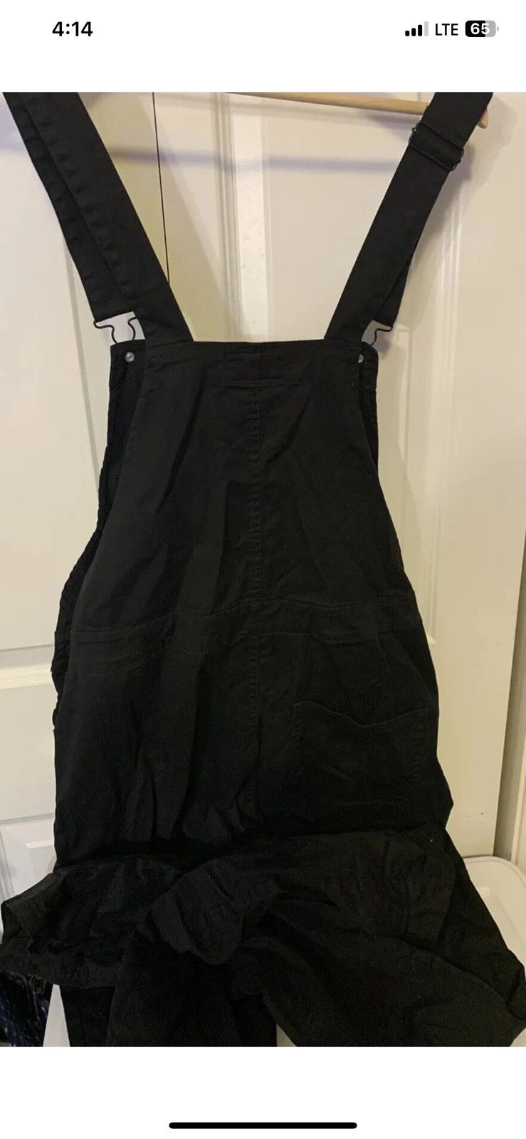 Asos Asos Womens Black Denim Overalls Size Xxl W30” L35” Jeans Size 30" / US 8 / IT 44 - 5 Thumbnail