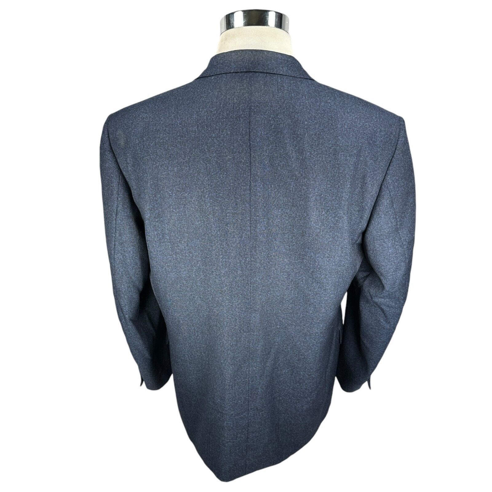 The Unbranded Brand Ravazzolo x Loro Piana Fabric Blazer Jacket Men's 46R Blue Size 46R - 5 Thumbnail