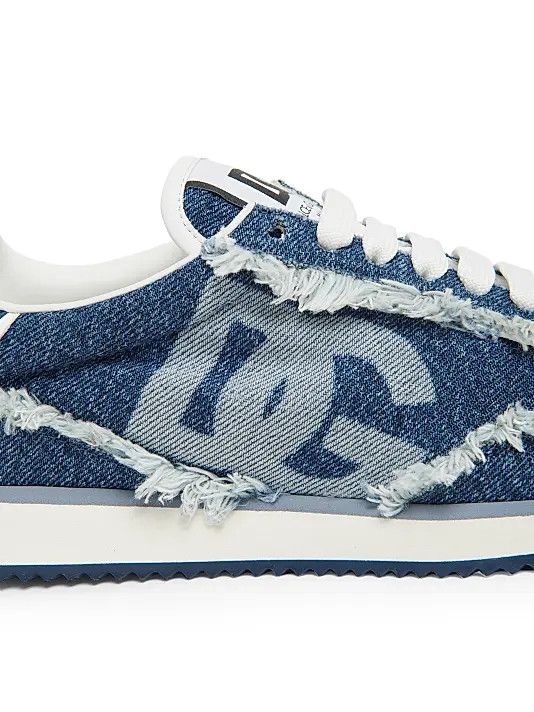 Dolce & Gabbana os11x0326 Low-Top Lace-Up Sneakers in Blue Size US 11 / EU 44 - 5 Thumbnail