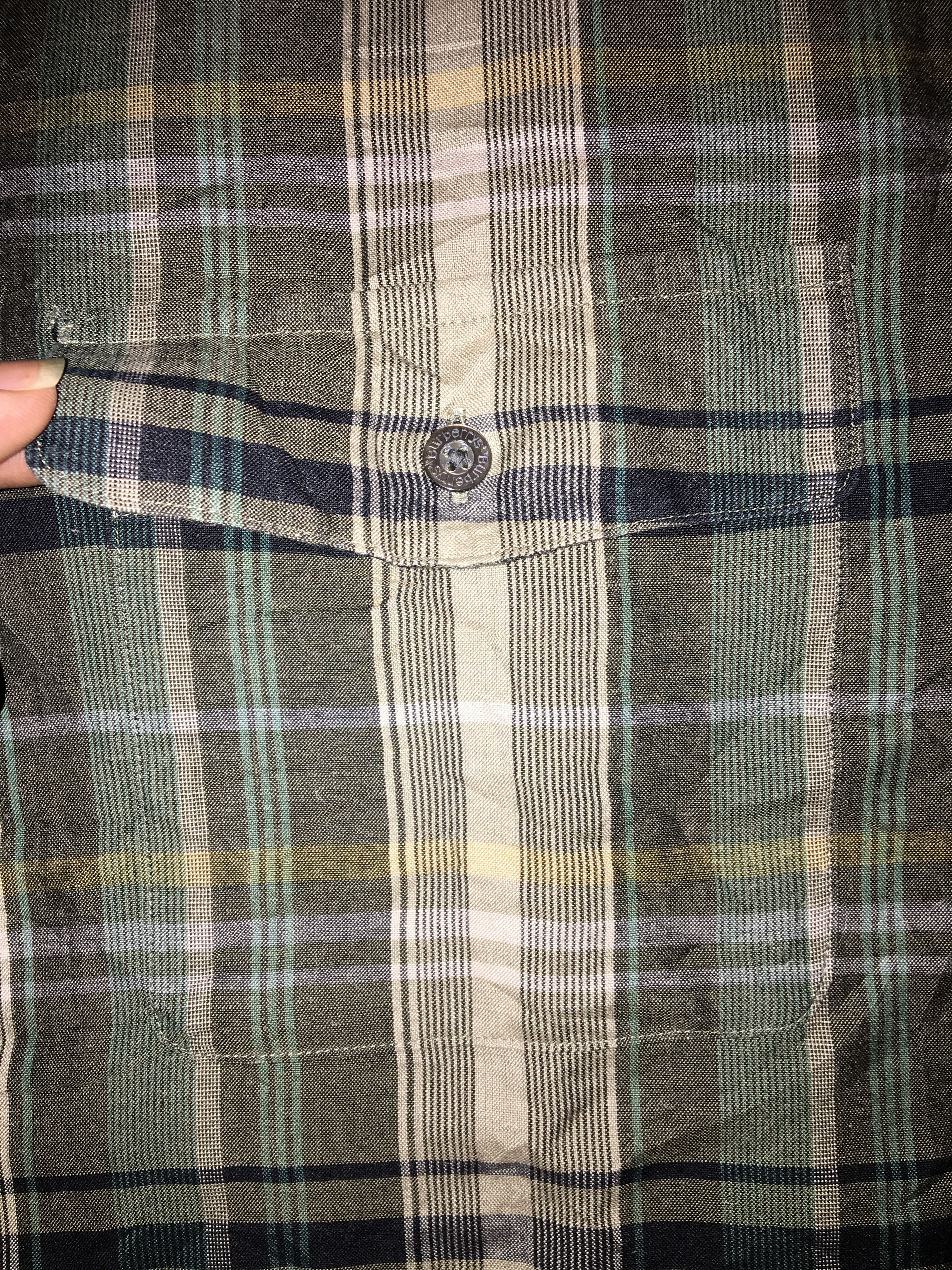 Vintage Vintage Open Collar Burberry Button Ups Size US L / EU 52-54 / 3 - 3 Thumbnail