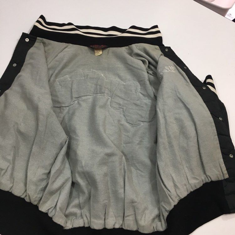Dunbrooke Vtg Pla-Jac Nylon REEFER MADNESS Embroidered RINGER Jacket Size US L / EU 52-54 / 3 - 4 Thumbnail