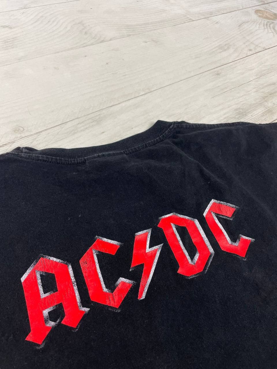 AC/DC Vintage AC/DC 90s Big Logo Rock Band T Shirt Size US XXL / EU 58 / 5 - 13 Thumbnail