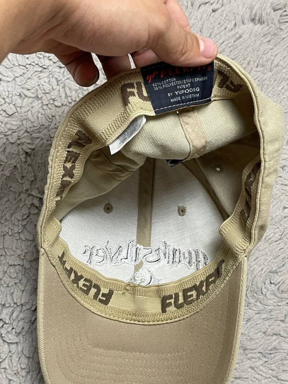 Quiksilver × Vintage Quicksilver Hat Big CENTER Logo Avantgarde Style Surf Brand Size ONE SIZE - 4 Thumbnail