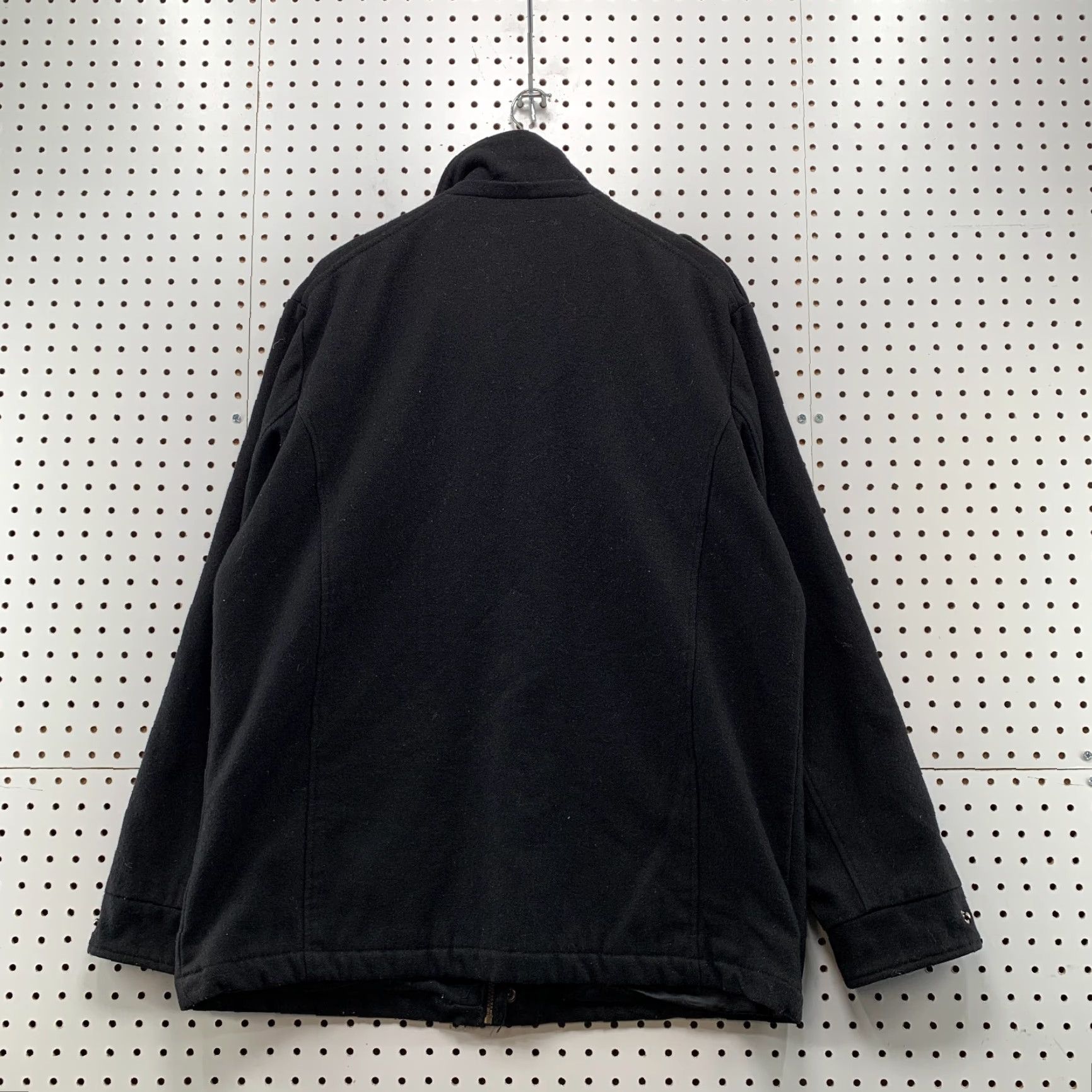 Rocawear VINTAGE Rocawear Wool Military Bomber Jacket Men XL Black Hip Hop 24x33 Size US XL / EU 56 / 4 - 2 Thumbnail
