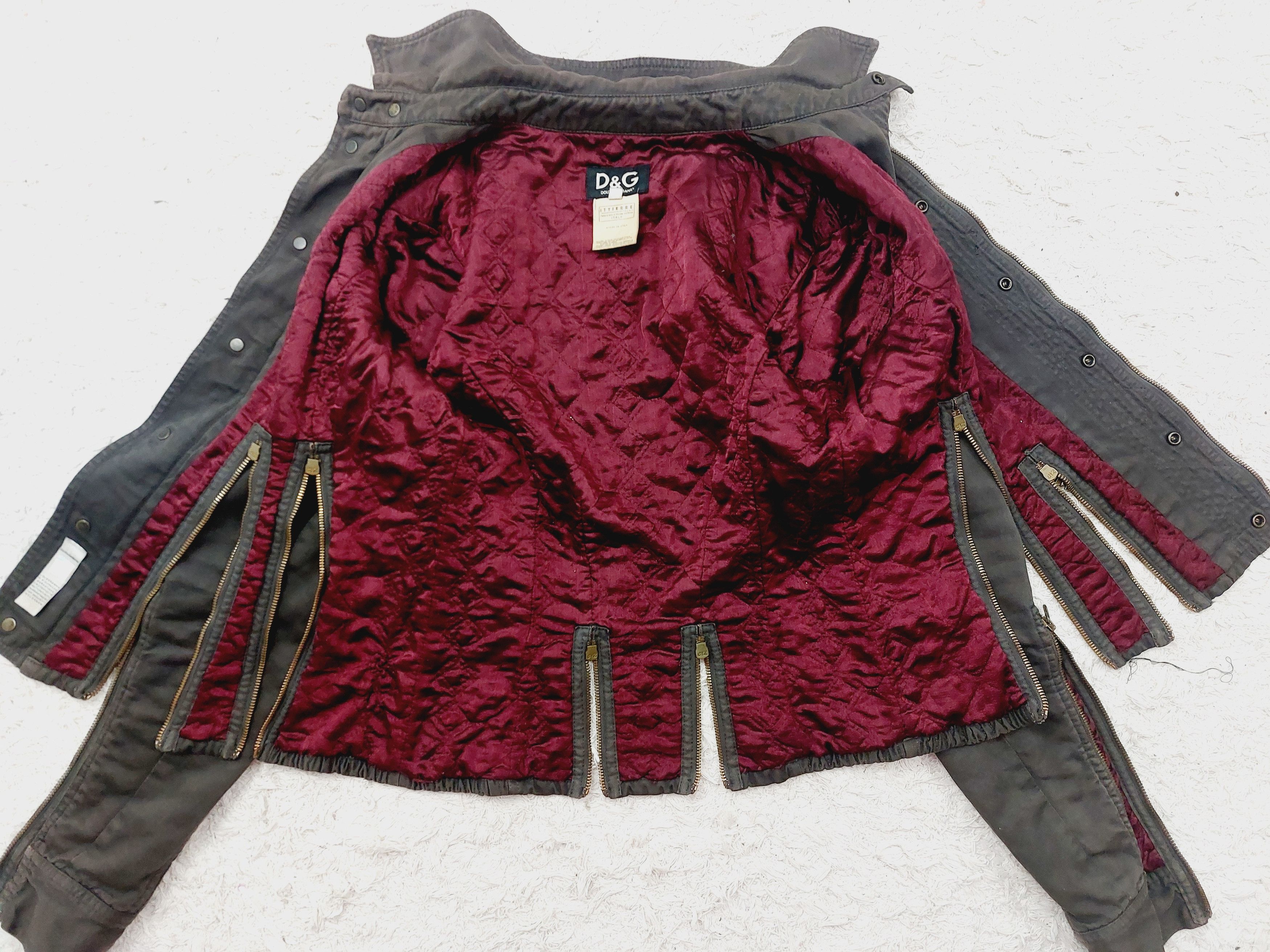 Dolce & Gabbana D&G Dolce and Gabbana Zip Zipper Panel Cargo Jacket Size US S / EU 44-46 / 1 - 20 Thumbnail