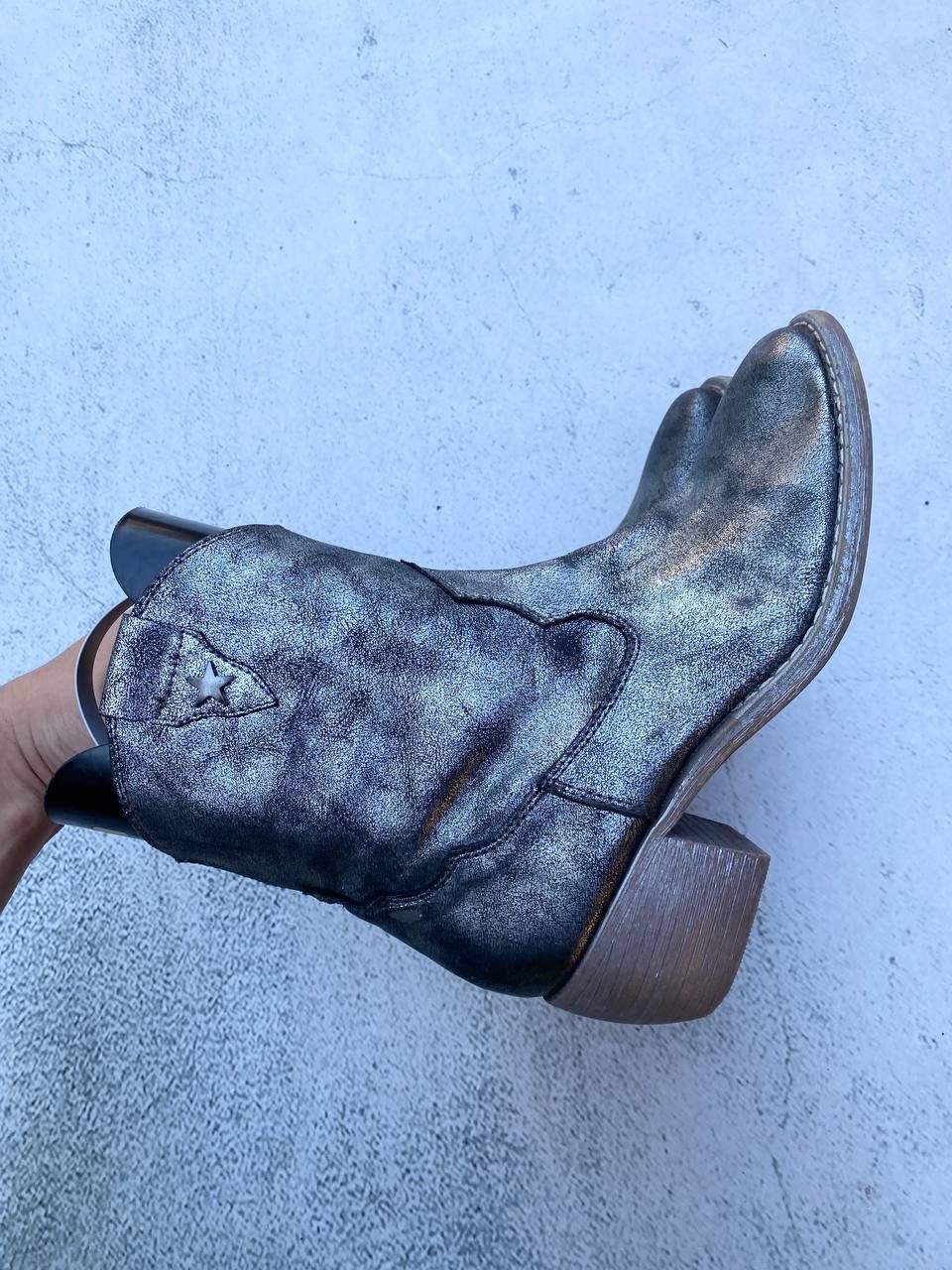 If Six Was Nine Vintage As 98 Rick Owens style Faded Cowboy Biker High Boots Size US 6 / EU 39 - 5 Thumbnail