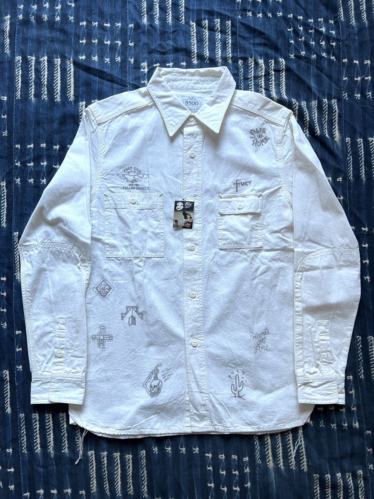 FUCT FUCT Erik's Artwork Archive Button Down Shirt Size US M / EU 48-50 / 2 - 1 Thumbnail