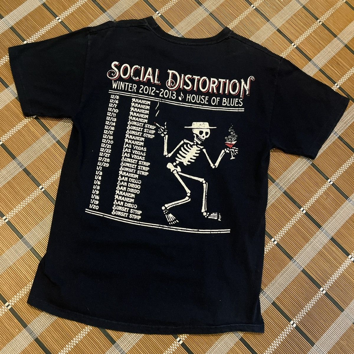 Band Tees × Vintage Social Distortion Winter Tour 2012-2013 House Of Blues Size US M / EU 48-50 / 2 - 4 Thumbnail