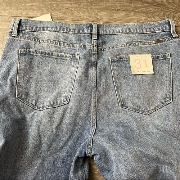 Kancan USA NWT KanCan Fort Collins High Rise Slouch Straight Jeans Ligh Size 31" - 2 Thumbnail