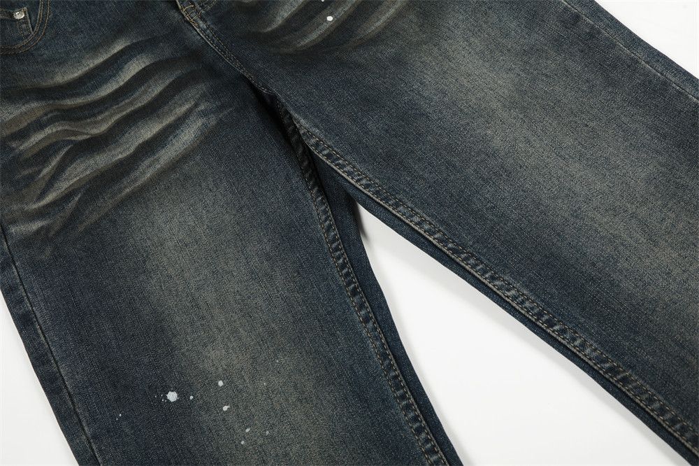 Vintage Men's retro casual flared dirty jeans y2k Size US 32 / EU 48 - 4 Thumbnail