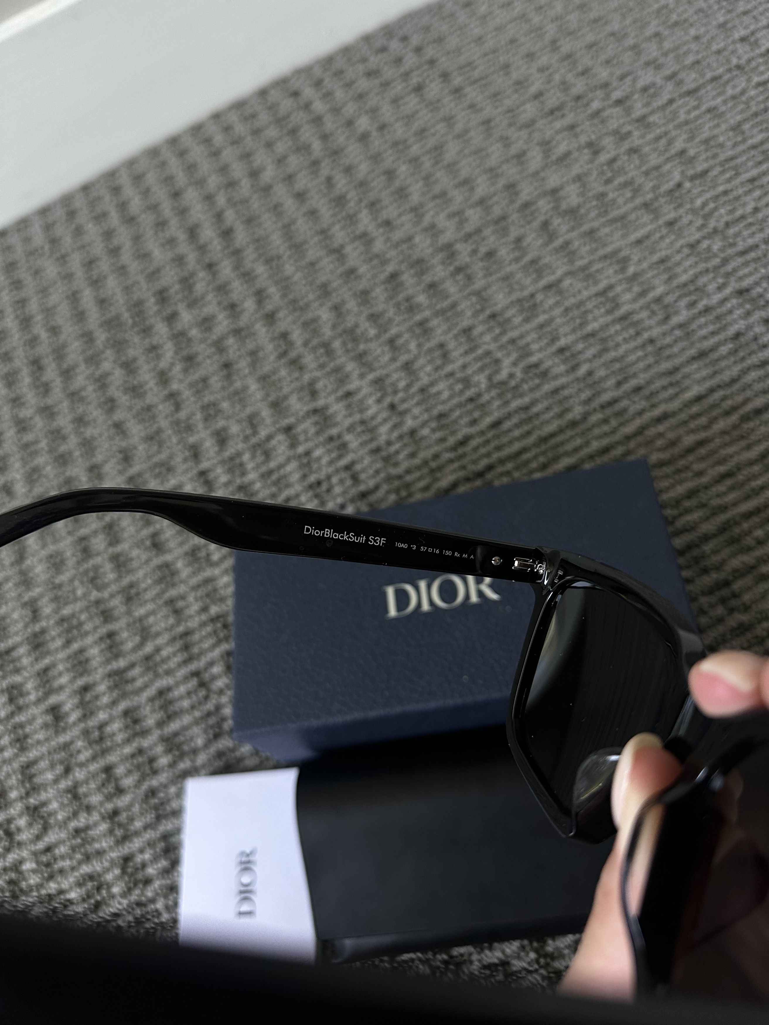 Dior DiorBlackSuit S3F Sunglasses Size ONE SIZE - 7 Thumbnail