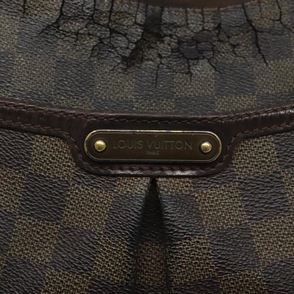Louis Vuitton LOUIS VUITTON Damier Ebene Bloomsbury PM Shoulder Bag N42251 Size ONE SIZE - 15 Thumbnail