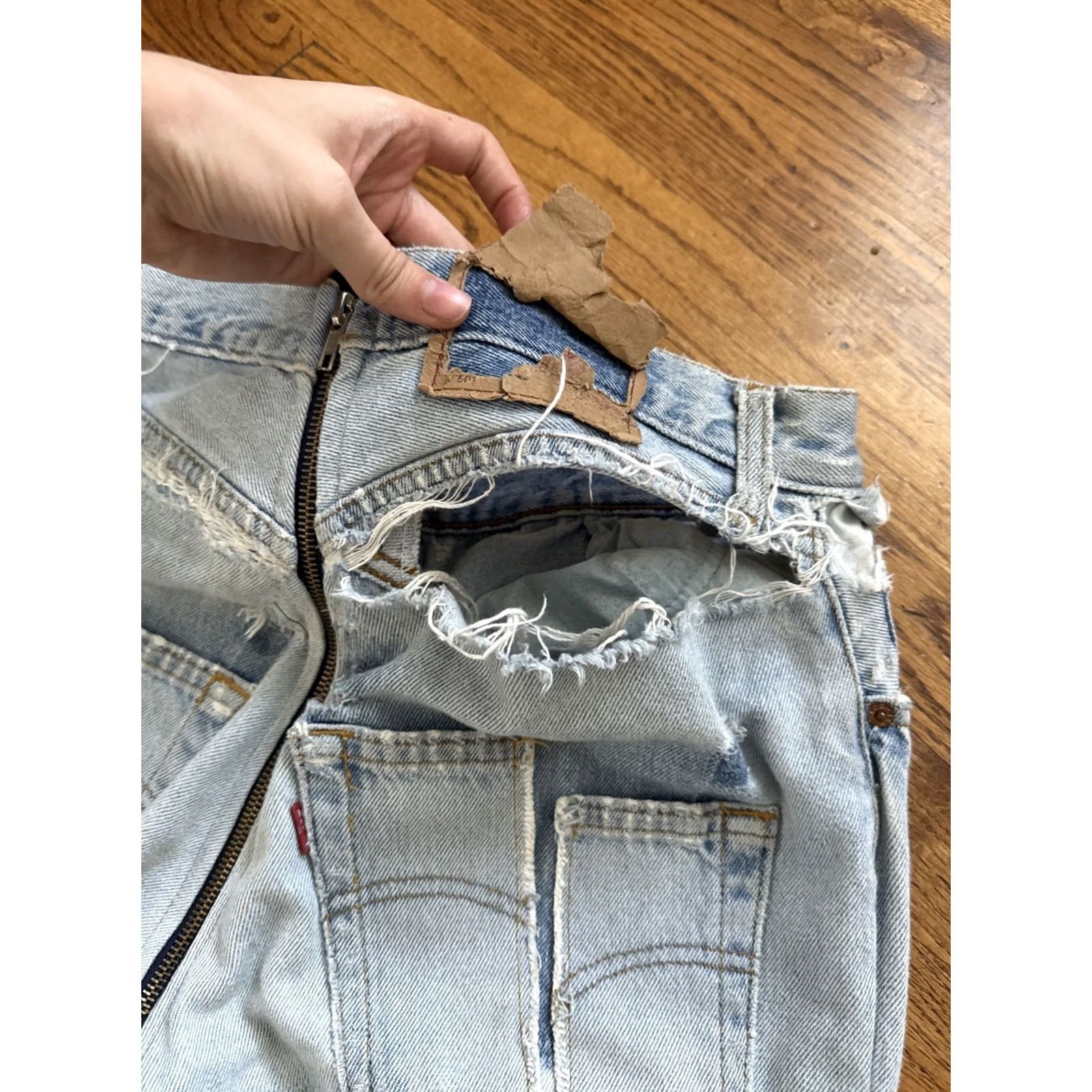 Levi's VINTAGE Levi's 501 Jeans Zip 32/33 Men Regular Blue Straight 32 33 C22 Size US 32 / EU 48 - 7 Thumbnail