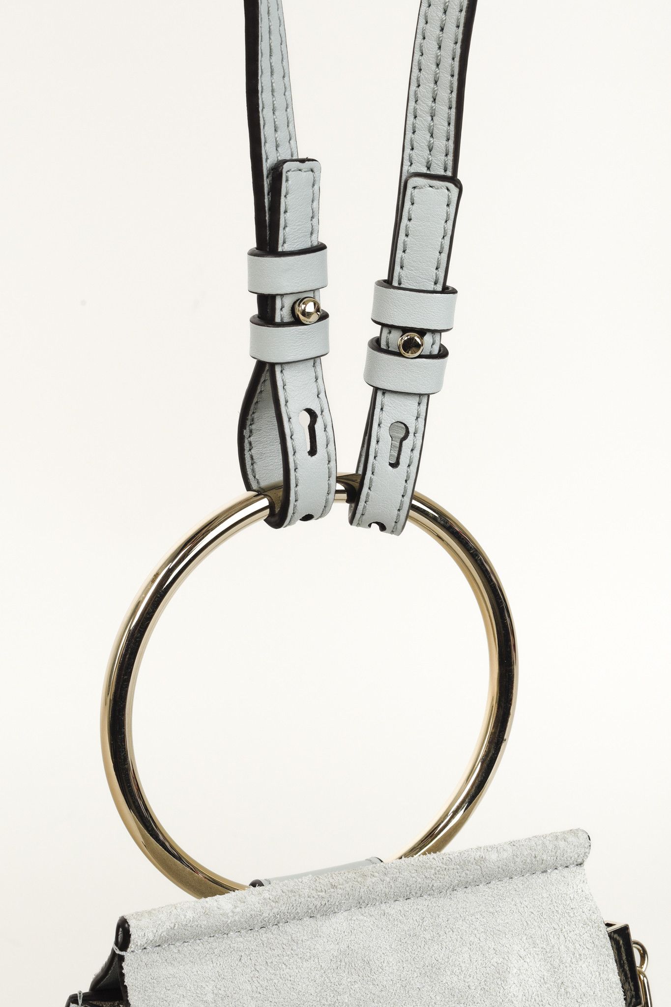 Chloe Chloe Faye Mini Airy Grey Bracelet Ring Bag Size ONE SIZE - 8 Thumbnail