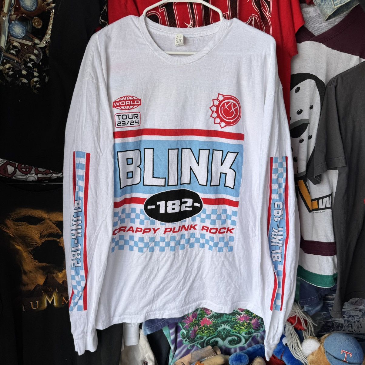 Band Tees BLINK 182 23/24 MERCH CONCERT GRAPHIC LONG SLEEVE SHIRT Size US XL / EU 56 / 4 - 1 Thumbnail