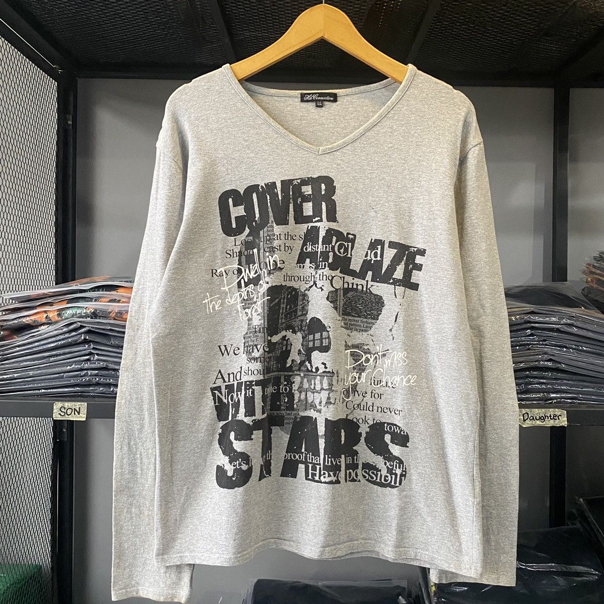 If Six Was Nine × Japanese Brand × Le Grande Bleu (L.G.B.) Cover Ablaze Poem Skull Graphic Japanese Style Size US L / EU 52-54 / 3 - 1 Thumbnail
