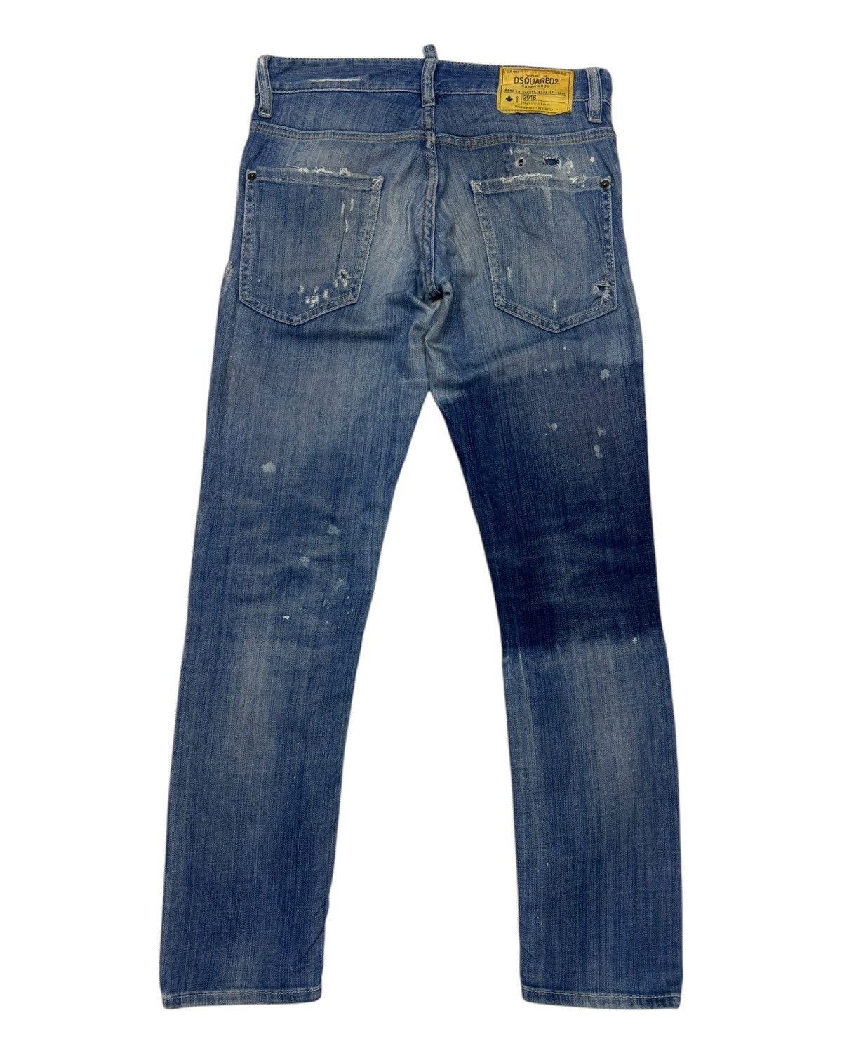 Dsquared2 Dsquared2 Patchwork Boro Distressed Denim Jeans Size 30" / US 8 / IT 44 - 8 Thumbnail