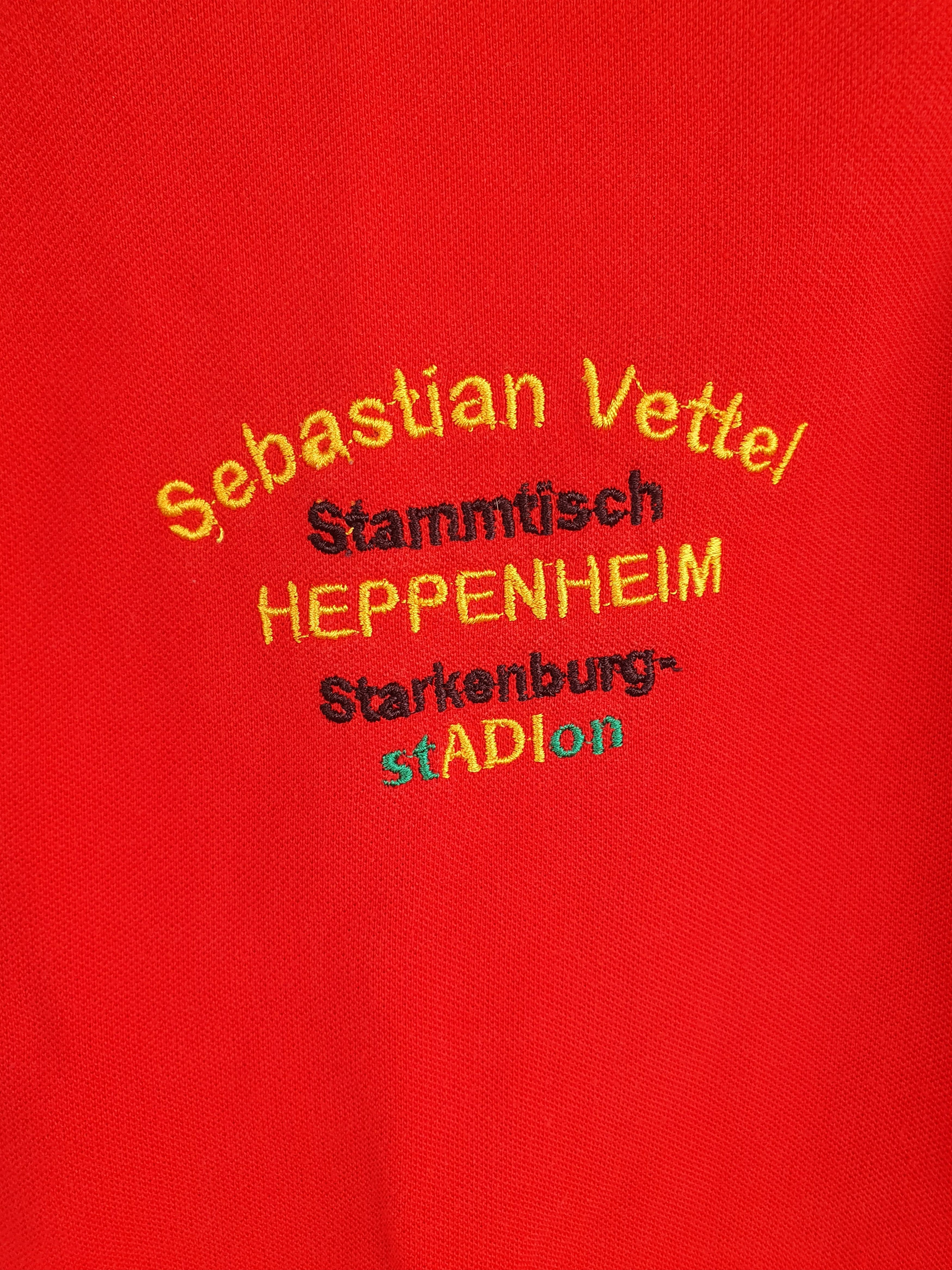 Formula 1 Sebastian Vettel Polo T-shirt World Champion 2010-2013 sz L Size US L / EU 52-54 / 3 - 7 Thumbnail