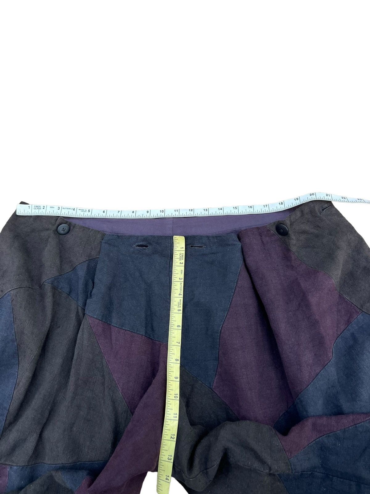 Casey Casey × Casey Vidalenc Casey Vidalenc Multi Colour Patchwork Super Wide Linen Pant Size US 32 / EU 48 - 4 Thumbnail