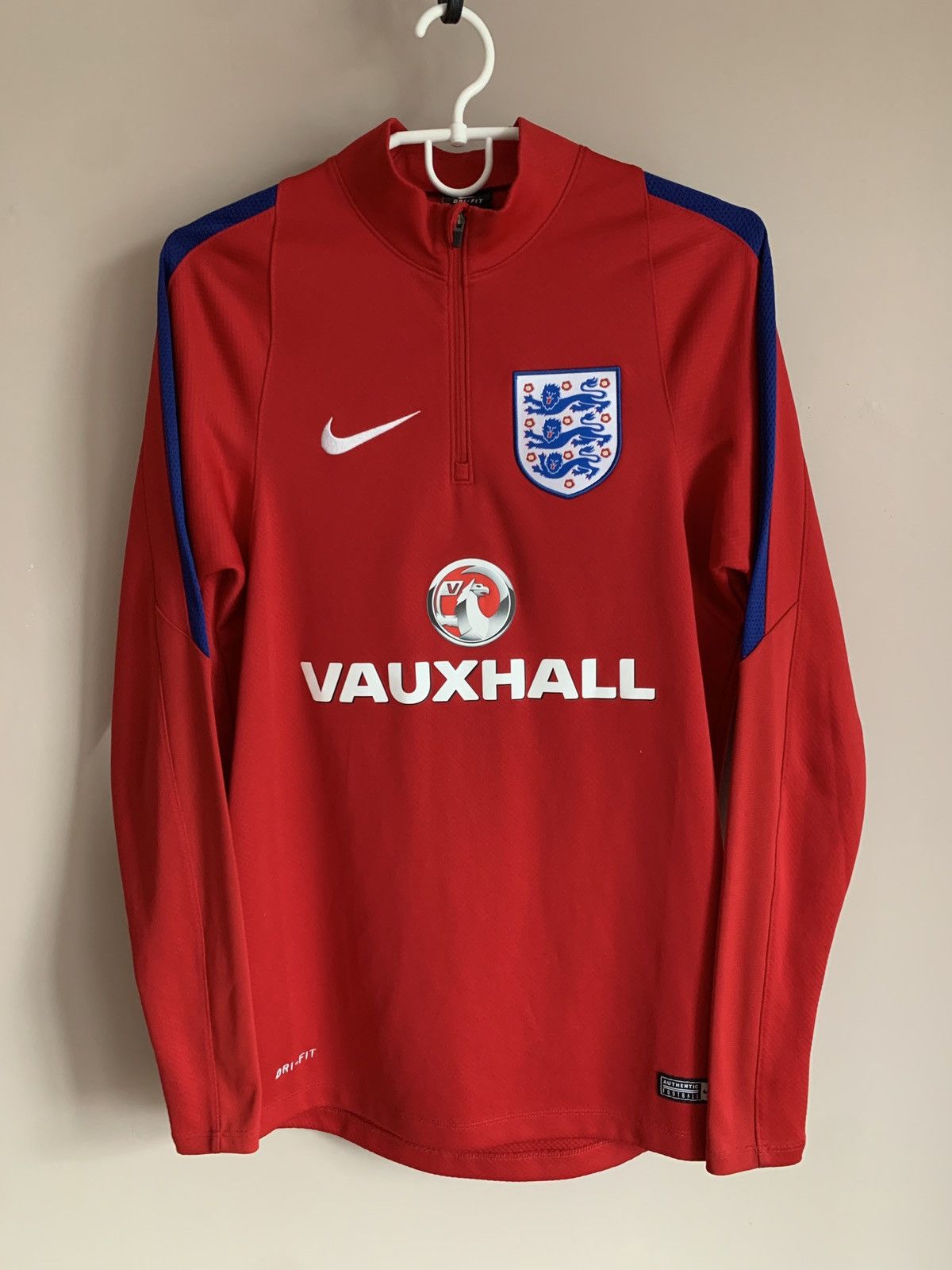 Nike England 1/3 Zip Football Sweatshirt Nike Soccer Size S Size US S / EU 44-46 / 1 - 1 Thumbnail