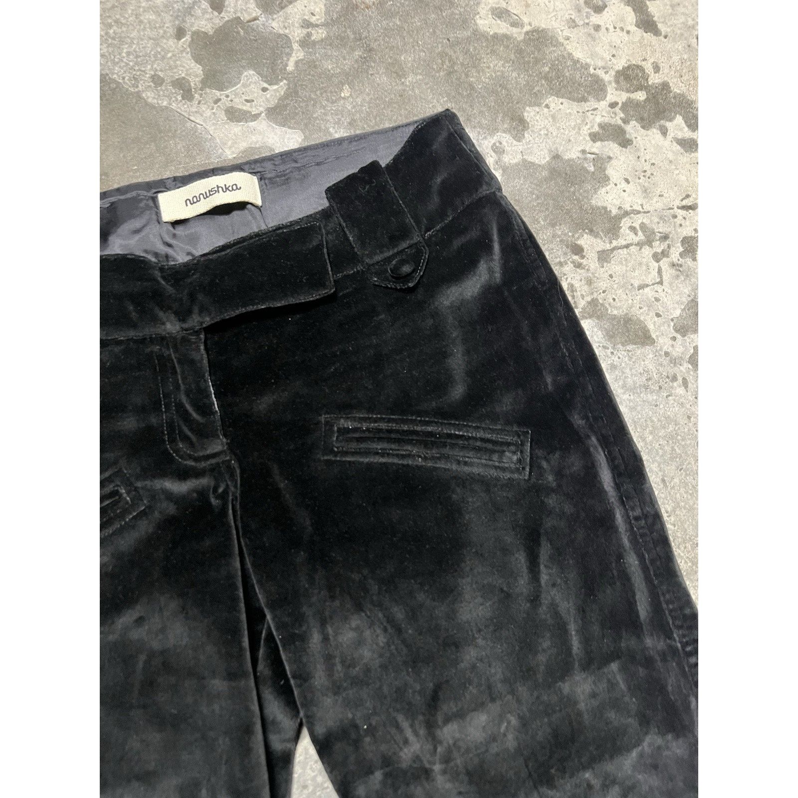 Nanushka Nanushka Black Cotton Capri Pants Shorts Size Small 31x19.5 Size 31" - 4 Thumbnail
