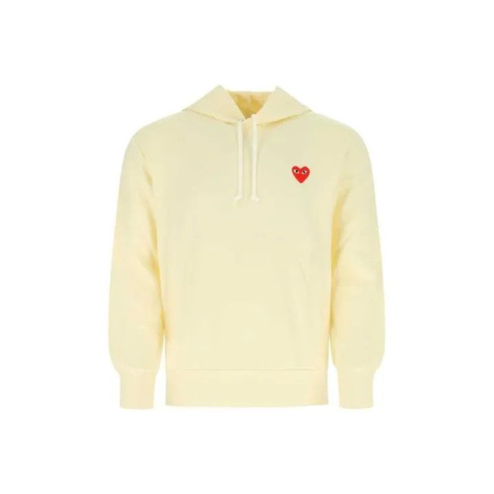 Comme des Garcons Comme des Garçons Play Yellow Logo Hoodie 0079 Size US M / EU 48-50 / 2 - 1 Thumbnail