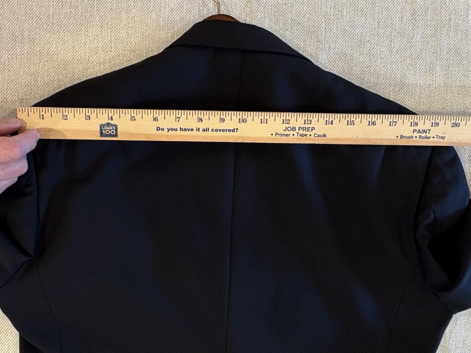 Brooks Brothers Brooks Brothers BrooksCool Black Noir Blazer Jacket 43R Size 44R - 6 Thumbnail