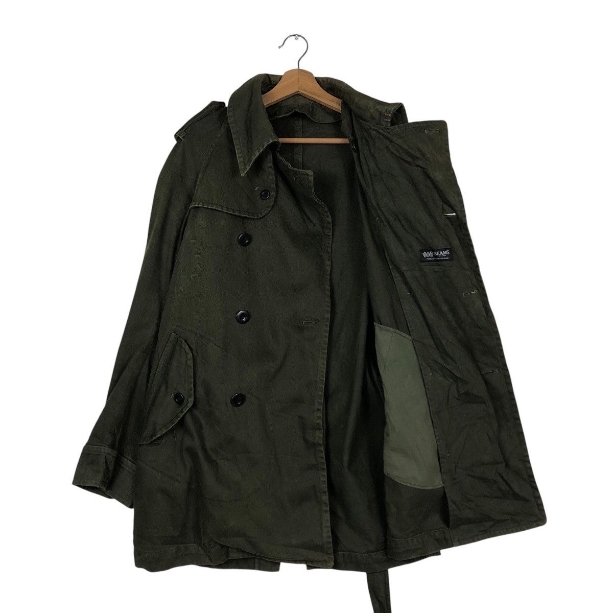 Beams Plus 📌Vintage Army Biker Jacket Beams Japan Issey Miyake Size US M / EU 48-50 / 2 - 12 Thumbnail