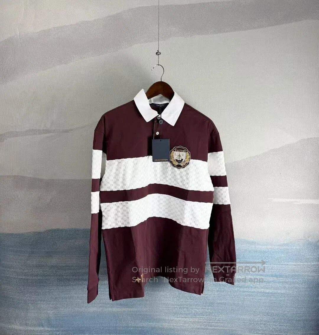 Louis Vuitton louis vuitton red and white polo shirt. Size US M / EU 48-50 / 2 - 1 Thumbnail