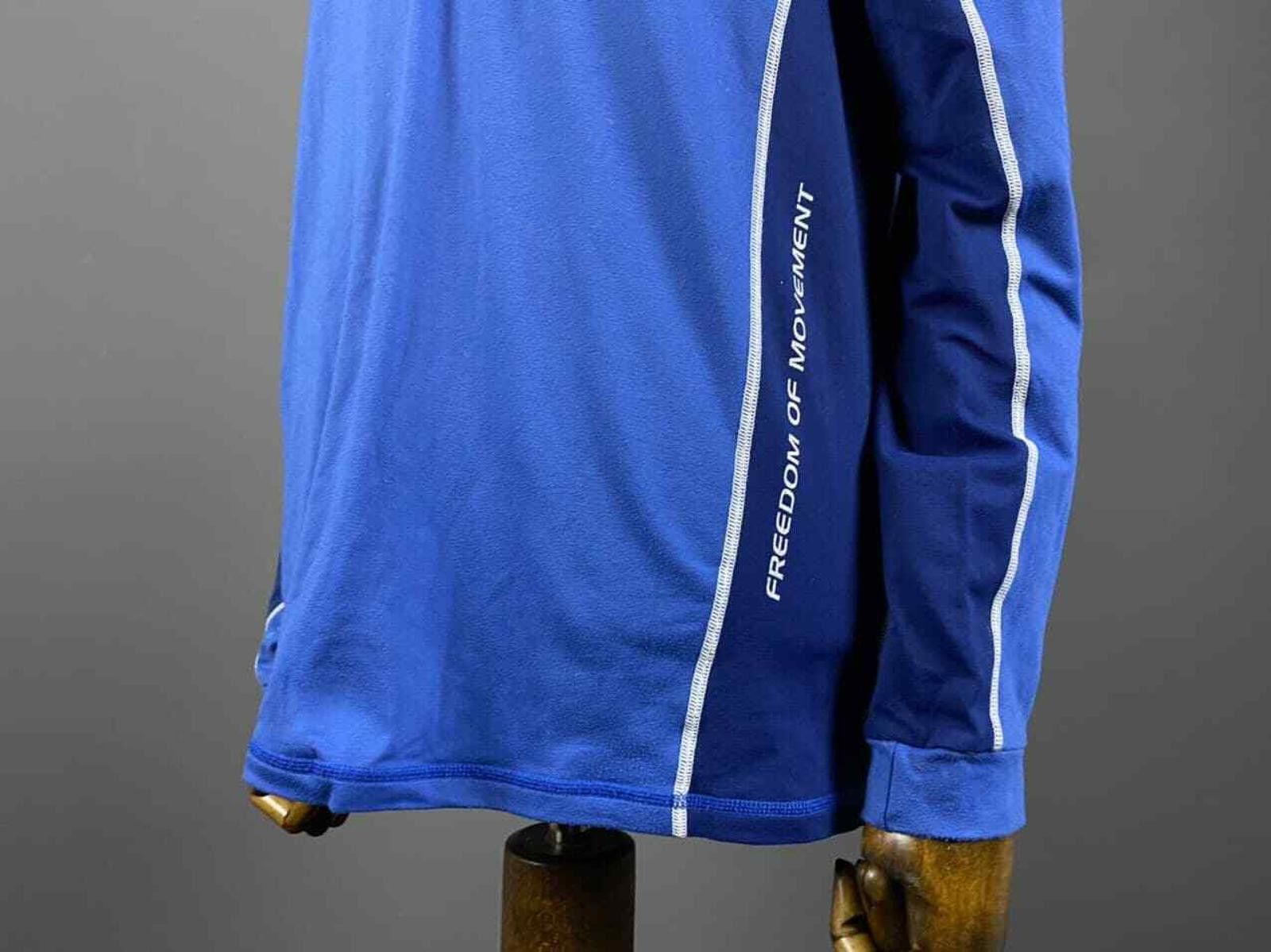 KJUS Men Kjus Systems Blue High Neck 1/4 Zip Fleece Sweater Size US M / EU 48-50 / 2 - 4 Thumbnail