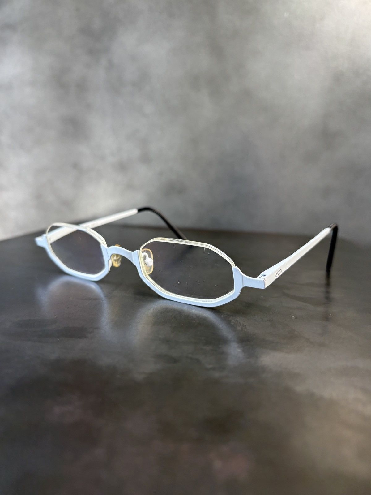 Other Alain Afflelou Eyeglasses Metal Half Rim Frames Drop e-forty Size ONE SIZE - 13 Thumbnail