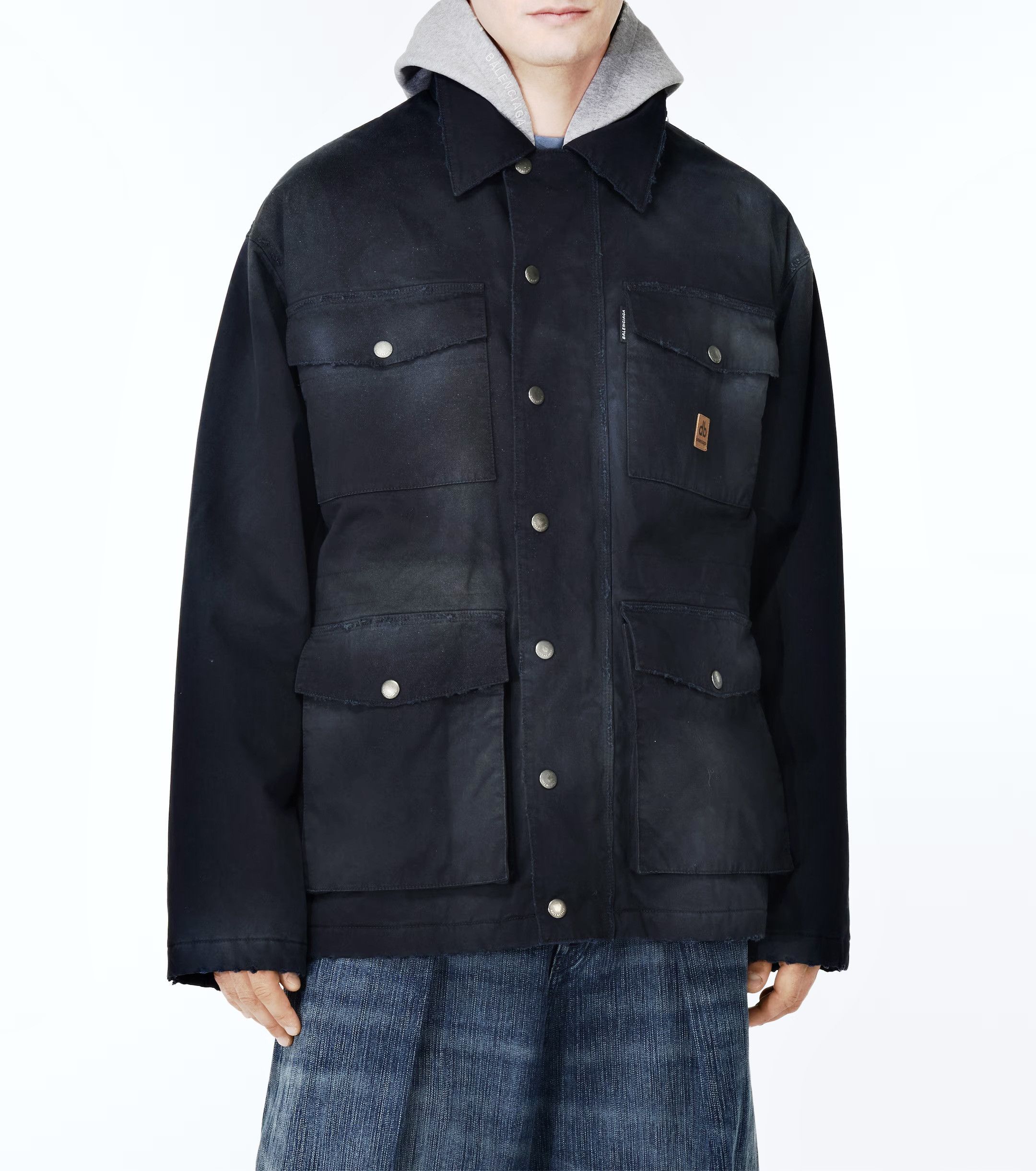 Balenciaga Oversized Cotton Gabardine Parka Size US M / EU 48-50 / 2 - 1 Thumbnail