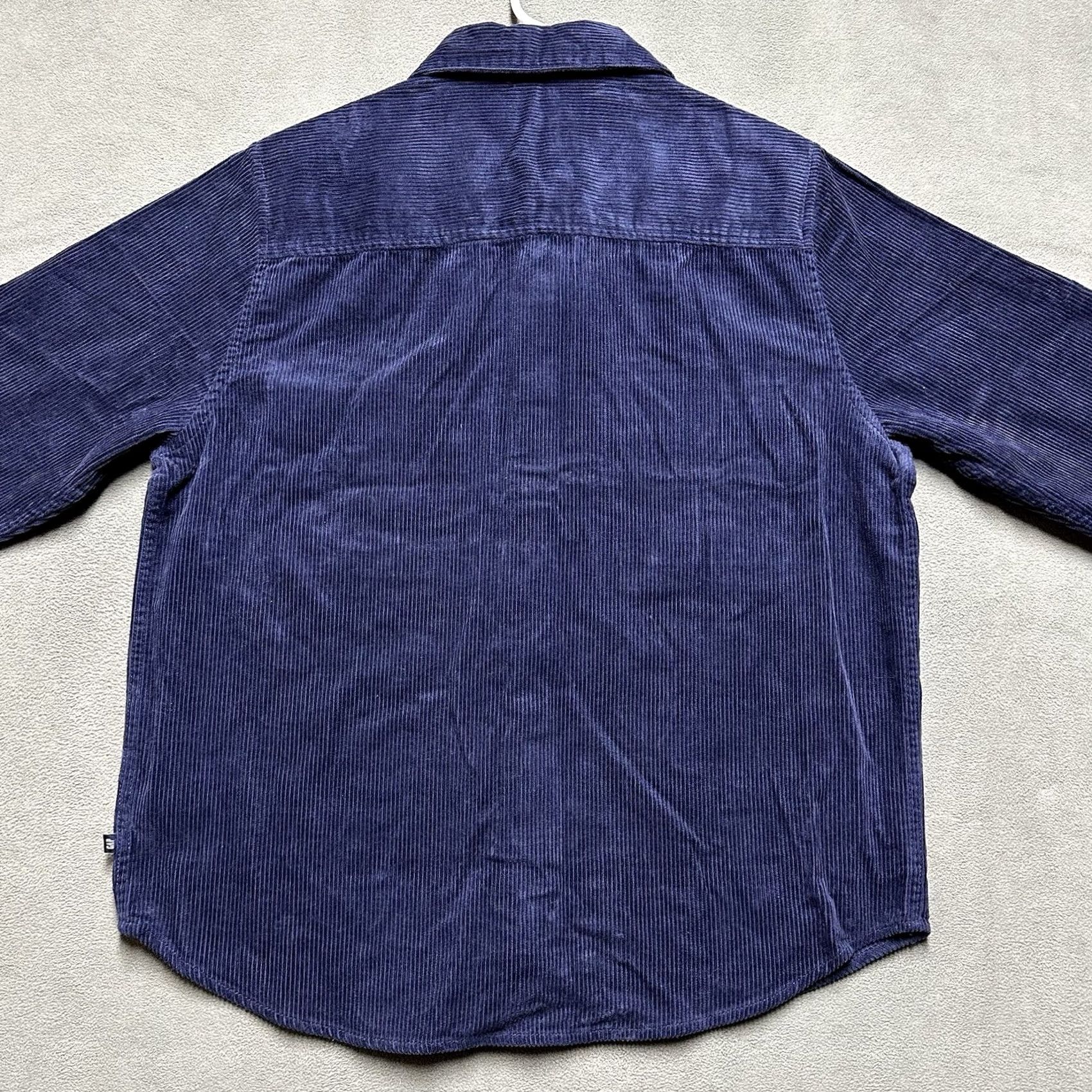 Gap GAP Button Up Corduroy Shirt Mens Medium Eclipse Blue Long Sleeve Casual Size US M / EU 48-50 / 2 - 2 Thumbnail