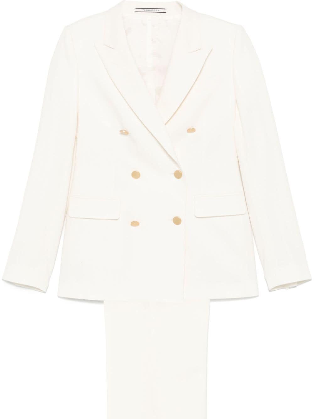 Tagliatore WOOL BLEND DOUBLE-BREASTED SUIT Size S / US 4 / IT 40 - 1 Thumbnail