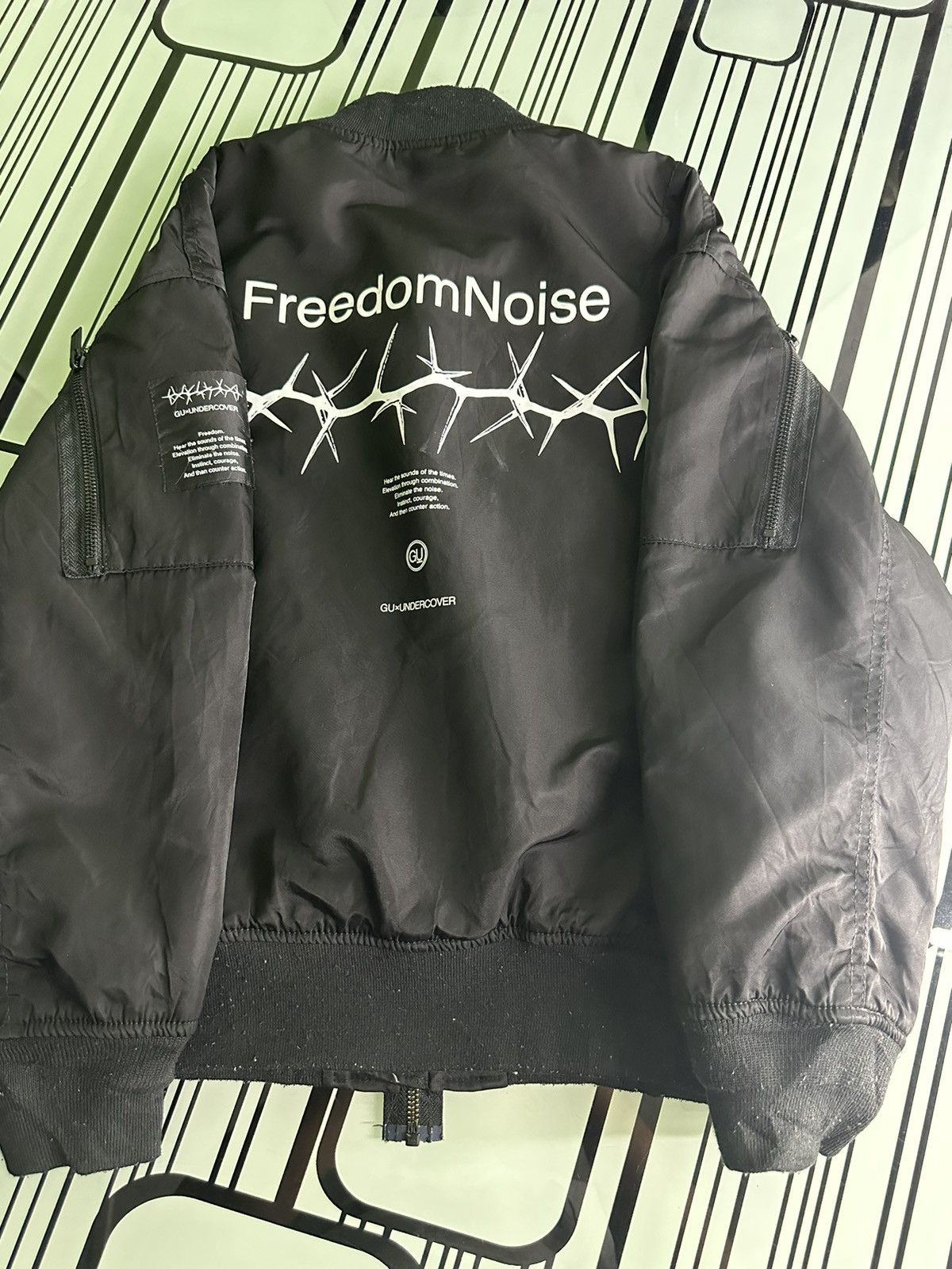 GU × Undercover Freedom Noise GUxUNDERCOVER Bomber Jacket Size US S / EU 44-46 / 1 - 16 Thumbnail