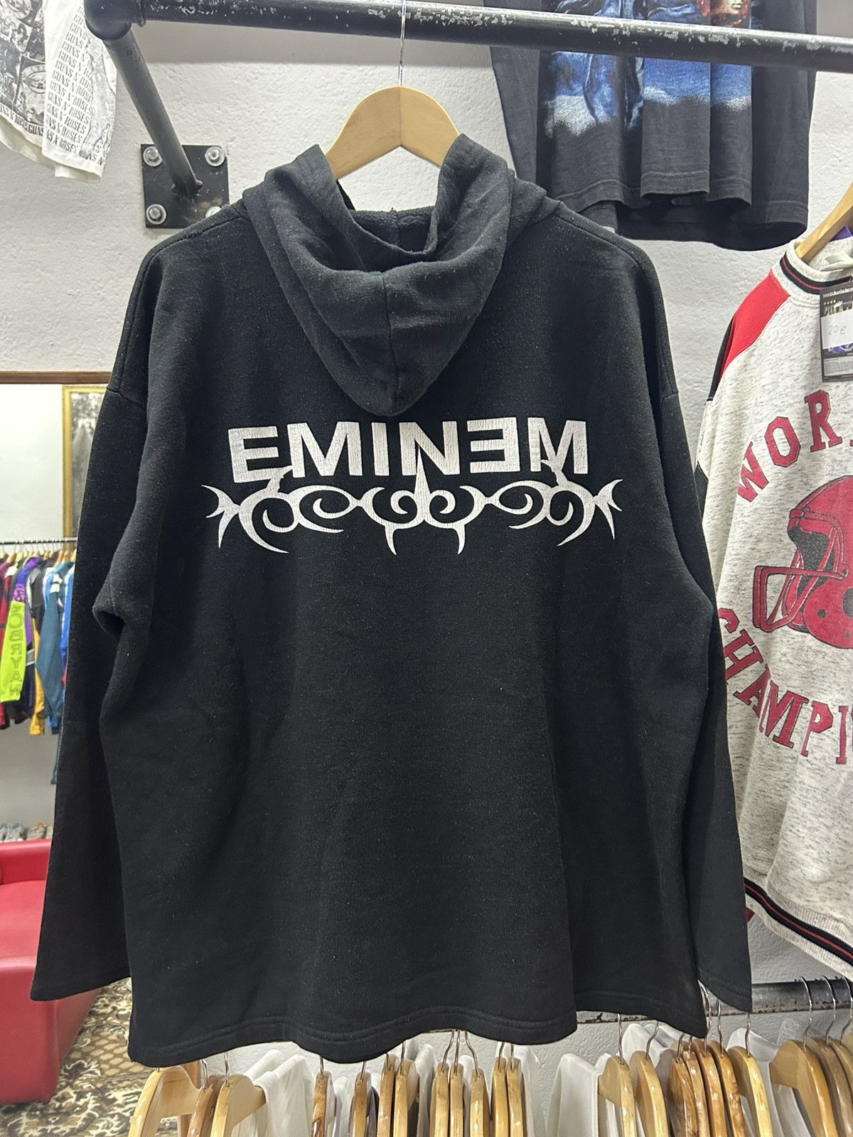 Vintage Eminem vintage early 00’ hoodie Size US XL / EU 56 / 4 - 4 Thumbnail