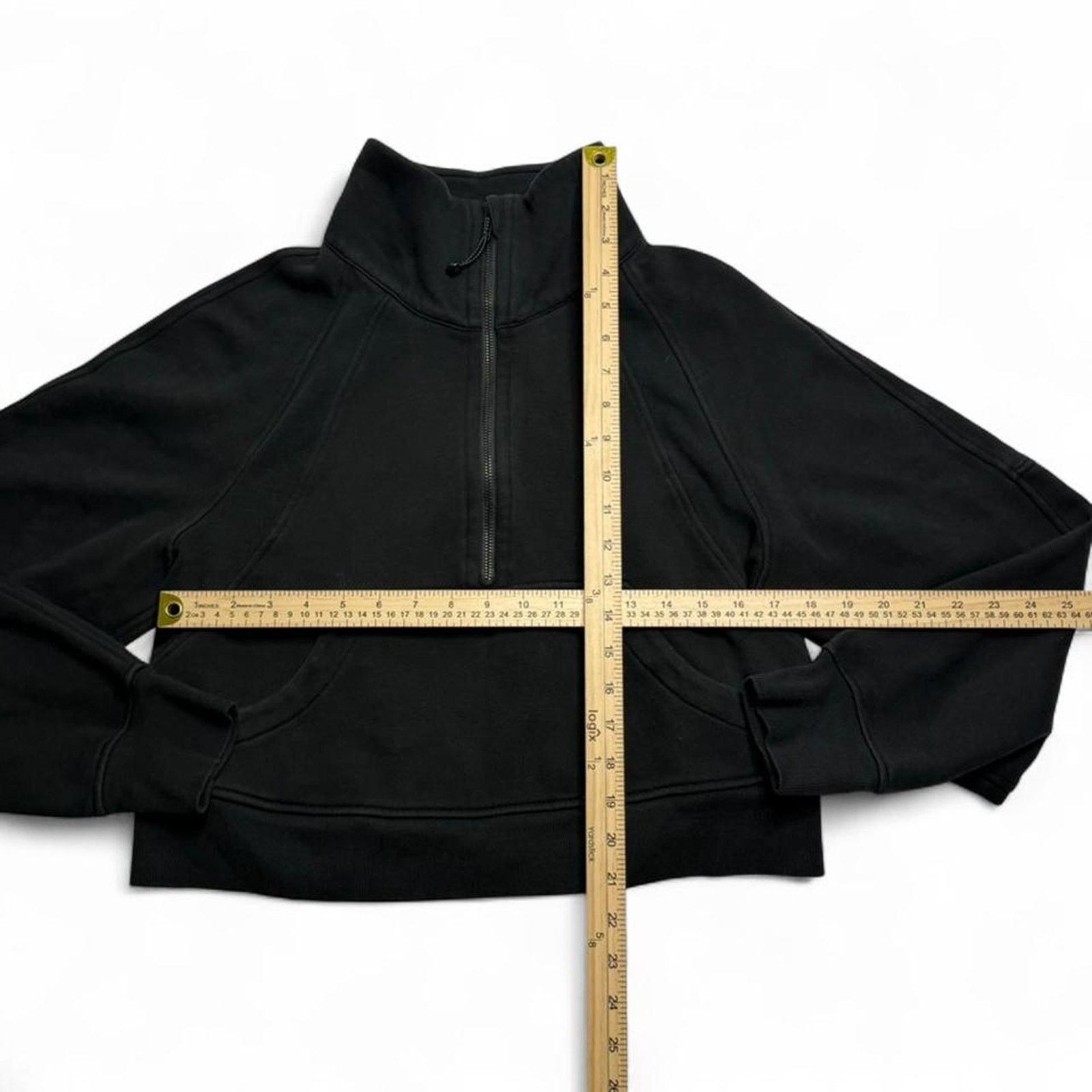 Lululemon Black Lululemon Quarter Zip Scuba Jacket Size XS/S Size XS / US 0-2 / IT 36-38 - 3 Thumbnail
