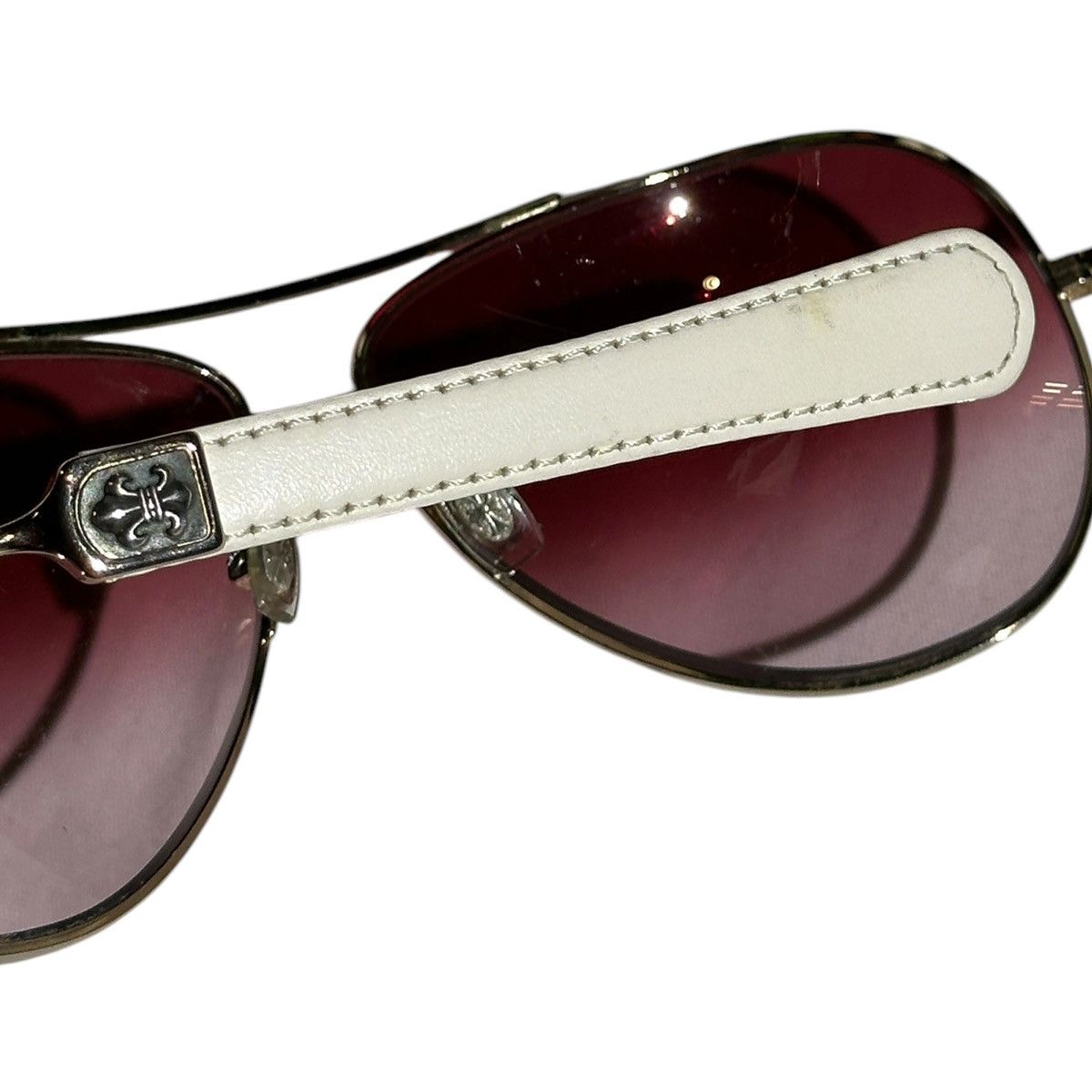 Chrome Hearts Vintage Red frame JO JO aviator Size ONE SIZE - 4 Thumbnail