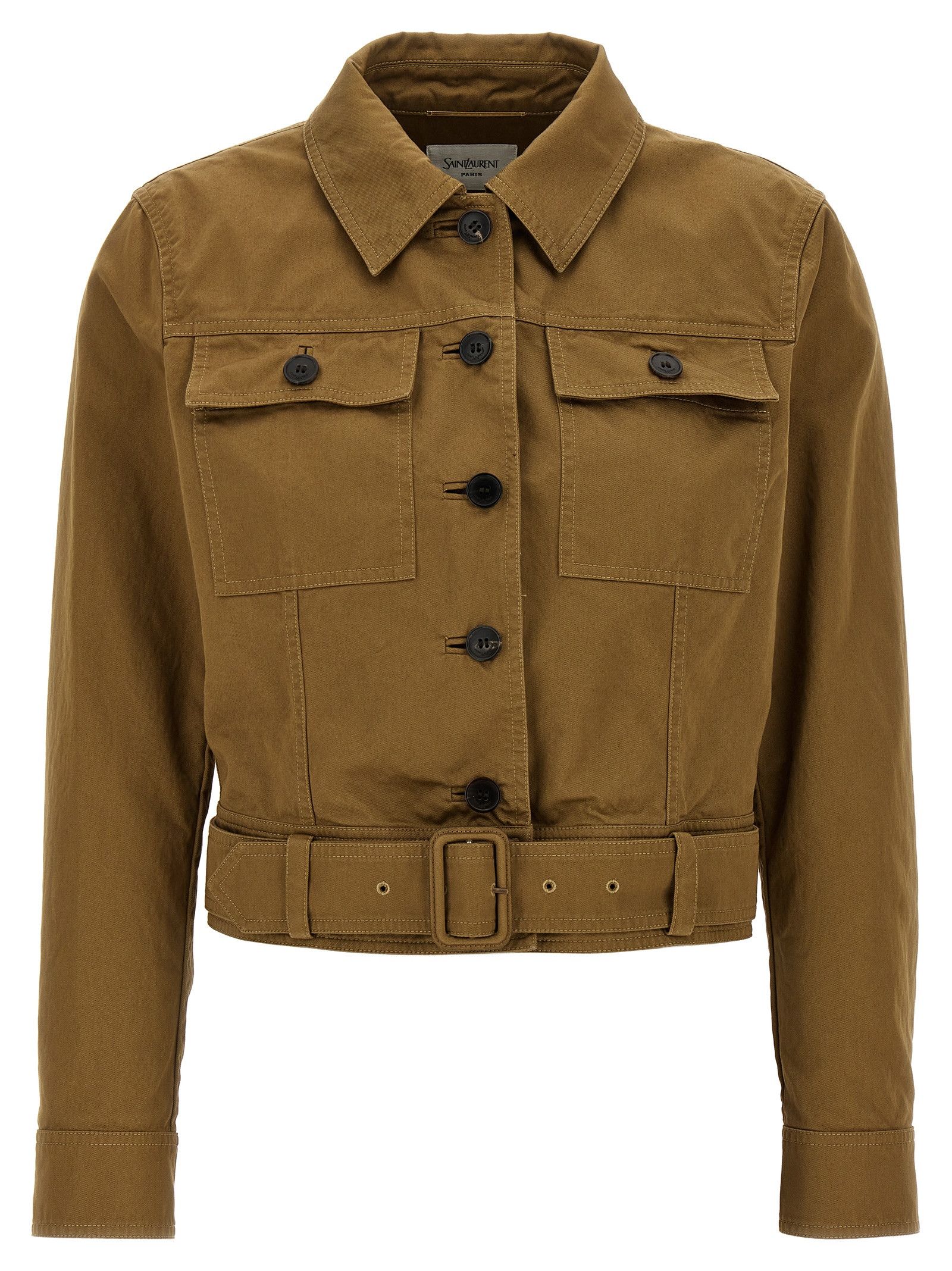 Saint Laurent Paris Canvas Jacket Size XS / US 0-2 / IT 36-38 - 1 Thumbnail